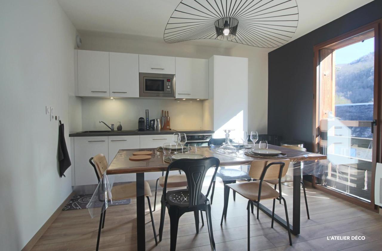 Magnifique T5 Duplex De Grand Standing 120M2 Neuf Classe 4 Etoiles Pour 8 Personnes En Plein Centre De Saint-Lary-Soulan Ngoại thất bức ảnh